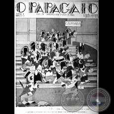 PORTADA DEL DIARIO O PAPAGAIO - Ilustración de ANDRÉS GUEVARA